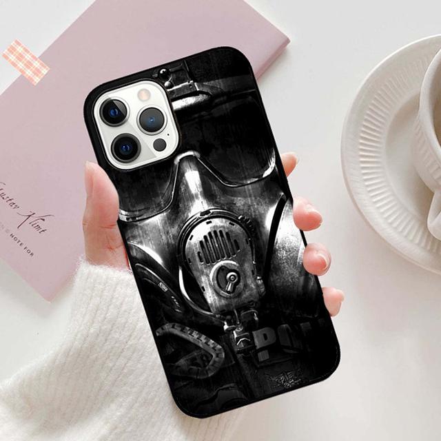 

Autumu Skull Gas Mask Phone Case Cover for iPhone 17 Air 16 16e 15 12 11 13 14 Pro Max Apple Plus Coque iPhone 13