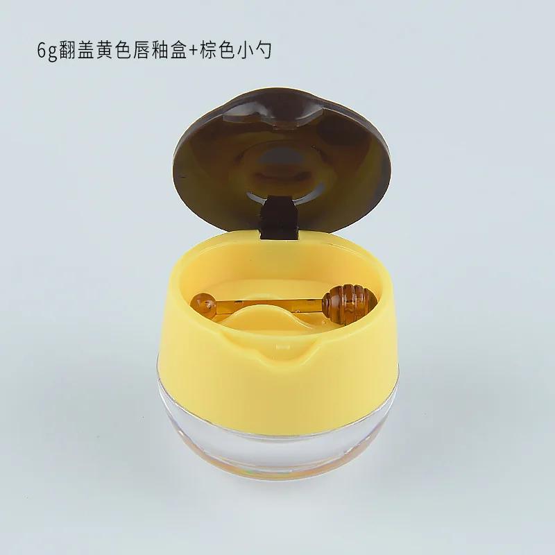 

6 мл Милая бутылочка для помады Контейнер для медовой помады Чехол Мини пустой косметический контейнер Баночка для маски для губ, консилера, бальзама для губ Портативная