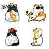 Cat Jewelry Brooch Pin Cartoon Design Zinc Alloy with Full