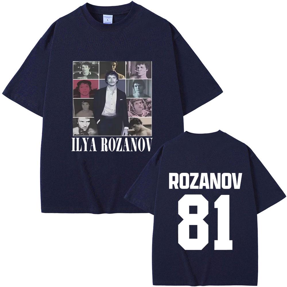 Heated Rivalry Ilya Rozanov Hollanov 81 Tshirt Men Women Clothing Harajuku Oversized T Shirts Male Fashion Vintage Streetwear