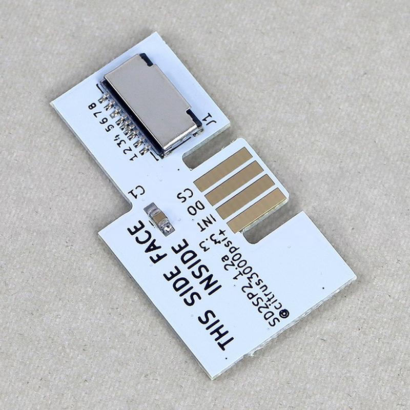 1 Stück für NGC SD2SP2 SDLOAD Gamecube serielle Schnittstelle 2 flüssige FMV geringe CPU-Auslastung für SD2SP2 Ersatzkarten-Adapter-Kartenleser