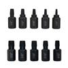 10PCS Precisely Machined Screw Extractor Set, Easy Out Bolt Extractor Set for Mechanics, Artists, Amateurs Tools