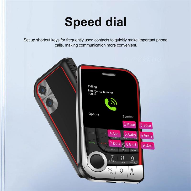 V10 Dual SIM Standby Mobile Phone 2.01 Inch Screen Magic Voice Speed Dial Flashlight FM Radio MP4 Cheap Back-up Cellphones