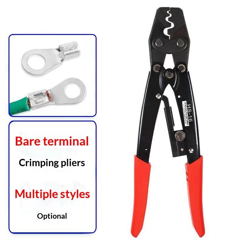 1Pcs Ratchet Crimping Tools Pliers Hs-16 Japanese Style Crimping Piler For Terminal 1.5-16Mm² Crimping Pliers