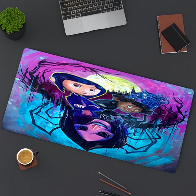 Coraline Print Mouse Pad, for Keyboard Pad Laptop PC Mat for Office Home Use, Desk Decor, Perfect Birthday Gift for Gamers
