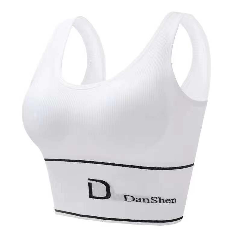 Bralette a Coste Senza Cuciture DunShen - Copertura Completa Senza Ferretto Taglie Forti