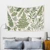 Wildflowers Vertical Wall Hanging, Illustrative Reference Chart Tapestry With Word, Beige White Vintage Tarot Flag Straight