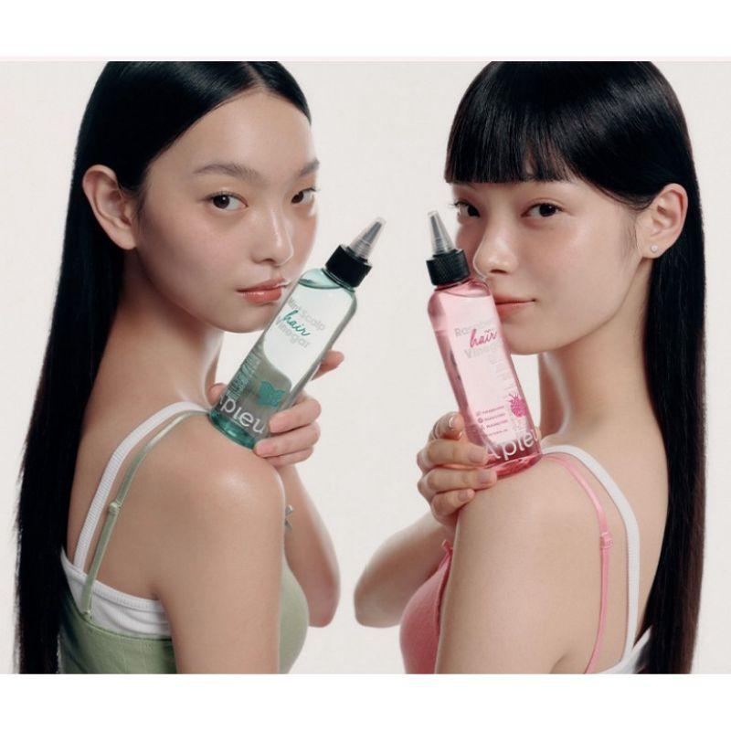 A'PIEU Raspberry Hair Vinegar 200ml | pH Balancing Hair & Scalp Care for Smooth, Shiny Hair