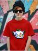 Happy Fruit Box Kids Short Sleeve T Shirt Summer Cute Cartoon Crewneck Boys Girls Age 3-14