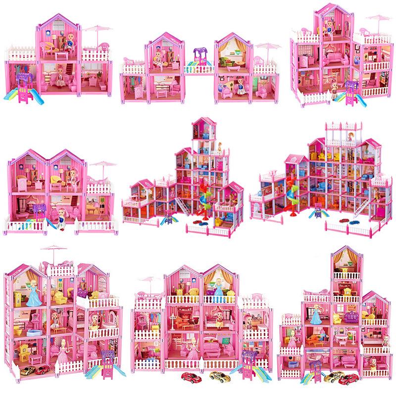 Princess Dream Castle: Big Villa Playhouse for Girls - Fun Role-Playing and Building Set