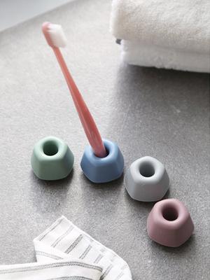 BELLELIFE ONCE Porta-Escova de Dentes de Silicone para Doces Conjunto de 2 Peças 2 Cores