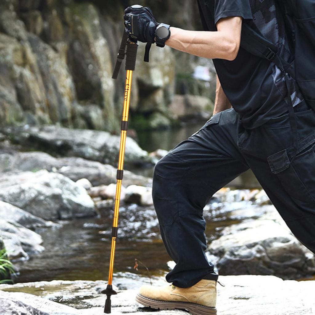 Hiking Poles Adjustable Portable Walking Cane for Backpacking