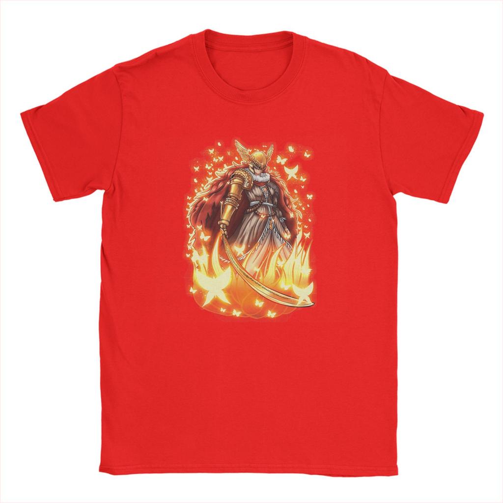 Malenia Blade Of Miquella T Shirt Beach  Trending T Shirts Men's Cotton O Neck 4XL 5XL 6XL Clothes Short Sleeve Y2K Basic Tops