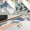 2PCS Kitchen Mats Non-slip Absorbent Door Mats Bedroom Door Mats Bathroom Mats Put Grey Mats Home Door Carpets