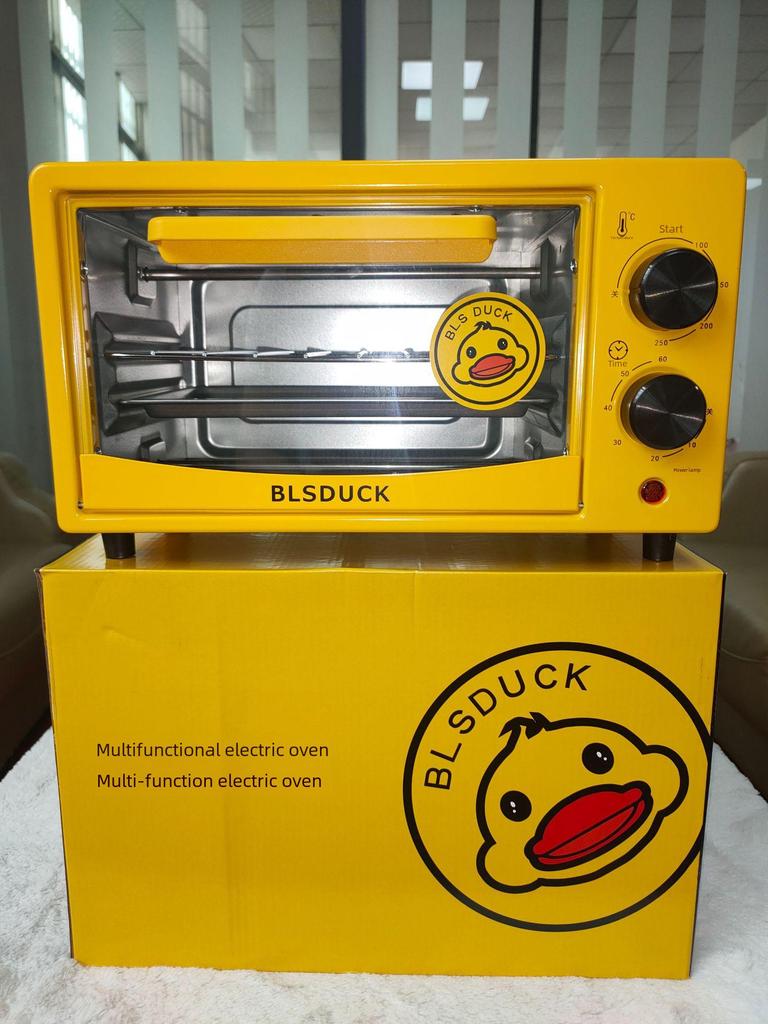 Kompaktní 12L multifunkční elektrická trouba s dvojitou vrstvou a plně automatickými funkcemi