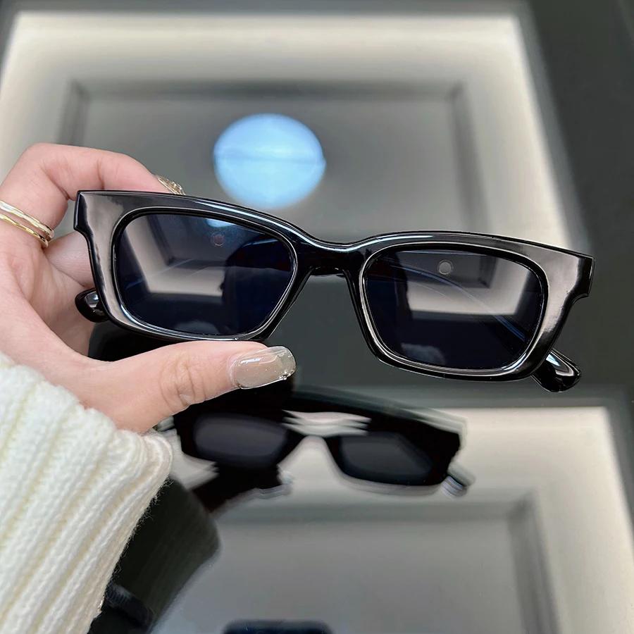 Square Vintage Sunglasses Women Men Brand Designer Mirror Sun Glasses Female Male Punk Fashion Retro Designer