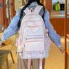 Schoolbag New High School and High School Students High Value Schoolbag Korean Version Star Backpack Large Capacity Simple Trend Double Backpack