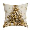 High-end Christmas Throw Pillow Case Without Core Linen Bedside Cushion Sofa Cushion