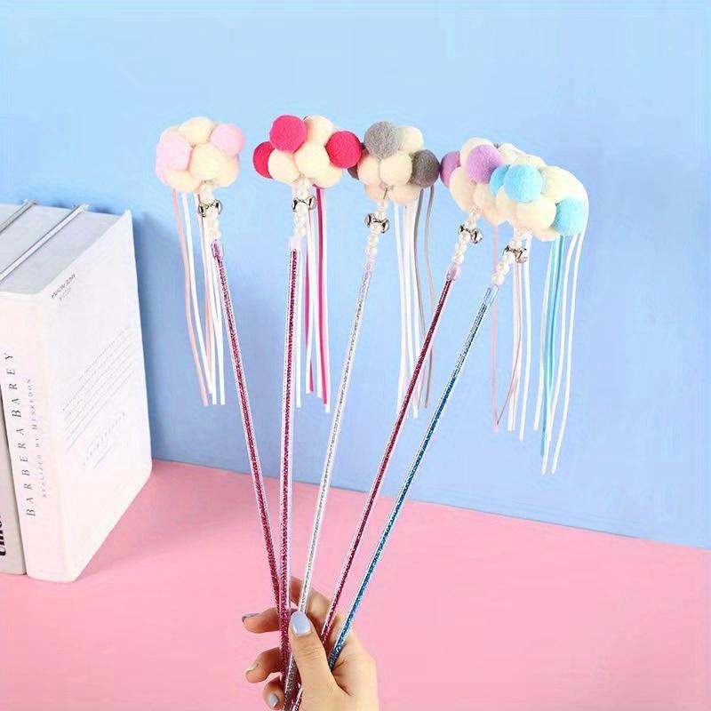 New Rip Cat Stick Flexible Fishing Rod Cat Toy Fun Cat Stick Catchers Toy Cat Must-have