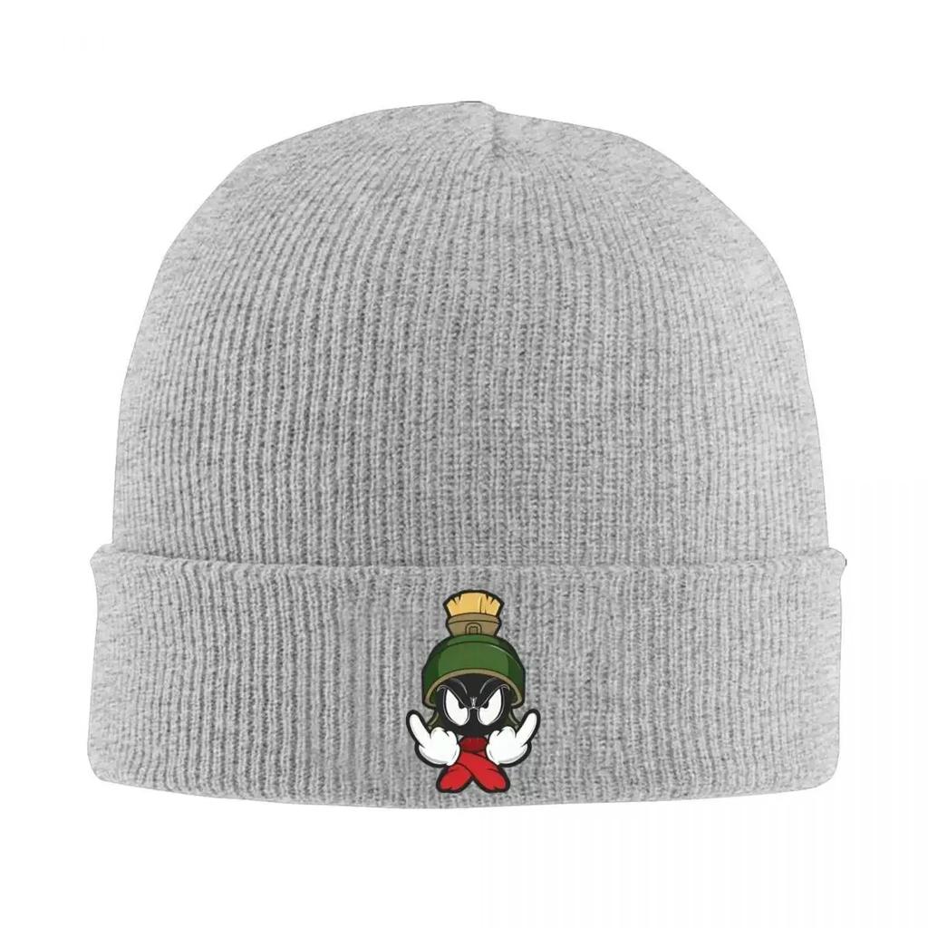New Marvin Martian Angry Bonnet Hats Skullies Beanies FeUnisex Unisex Casual Head Wrap Beanie Hats Winter Outdoor Graphic Cap