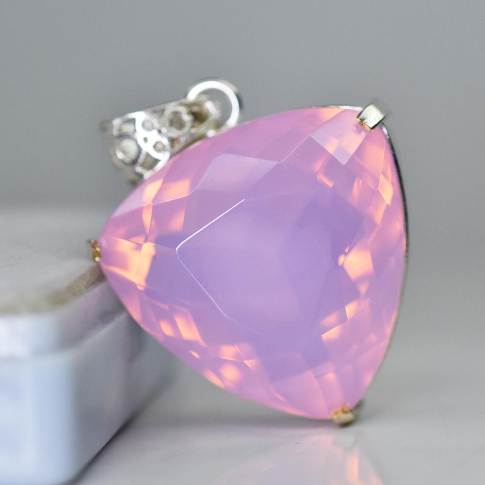 925 Sterling Silver 76.95 Ct CERTIFIED Opal Multicolor A Grade Gems Pendant MY-PD-110-NS