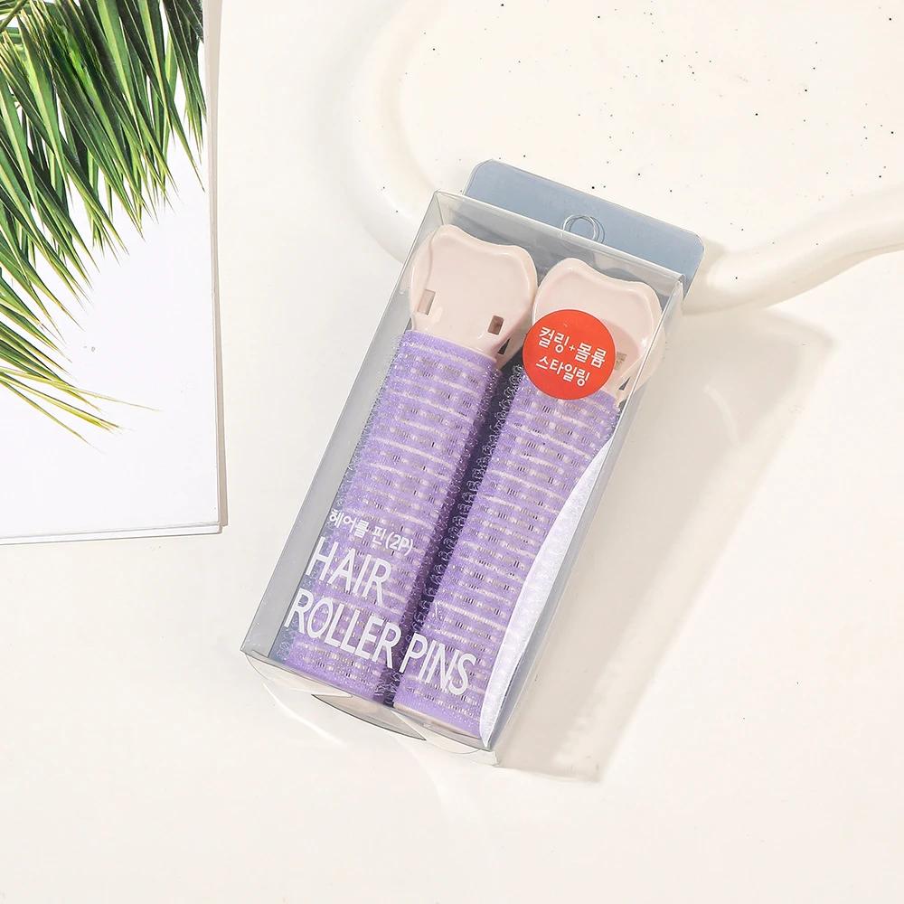 1/2/6pcs Hair Root Fluffy Clip Lazy Hair Edge Clip Women Top Styling Curling Barrel Portable Korean Bangs Side Clips Hair Roller