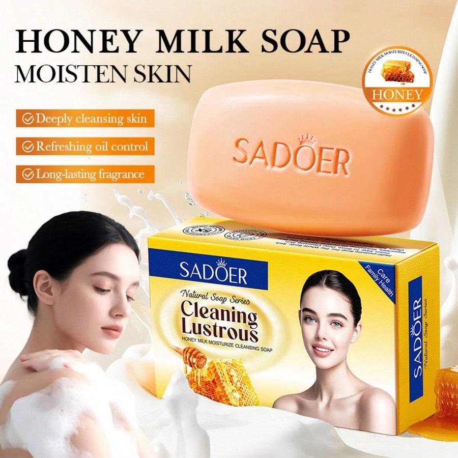 The Rose Honey Soap Deep Cleansing Face Makeup Remover Bath Smooth Non-Dry Refreshing Oil-Control