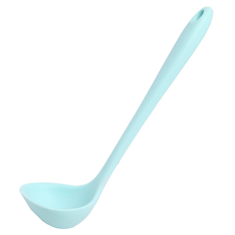 Silicone Ladle Tablespoons Kitchen Cookware Set Food Container Tourist Dishes Non-stick Pan With High Temperature Resistance