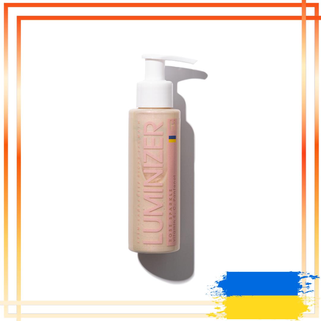 

Крем-хайлайтер для тіла заспокійливий Hillary Luminizer Rose Sparkle, 100 мл