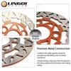 LINGQI RACING Brake Discs Rotors Front Rear Floating Disc 3 Hole 154mm For ATV Beach Buggy Electric Vehicle Scooter Accessories