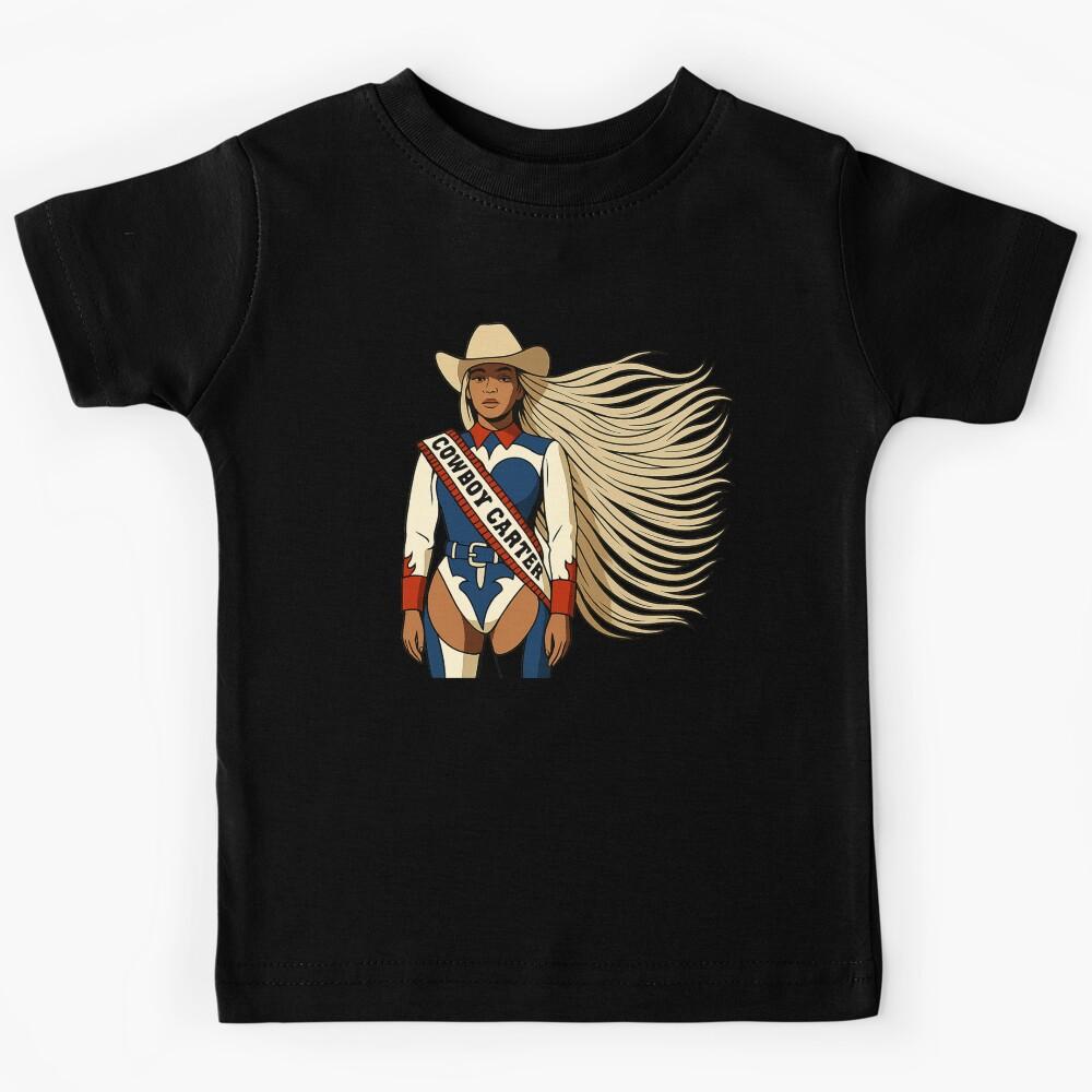 Cowboy Carter – Country Beyonce Inspired Design Kids T-Shirt 140