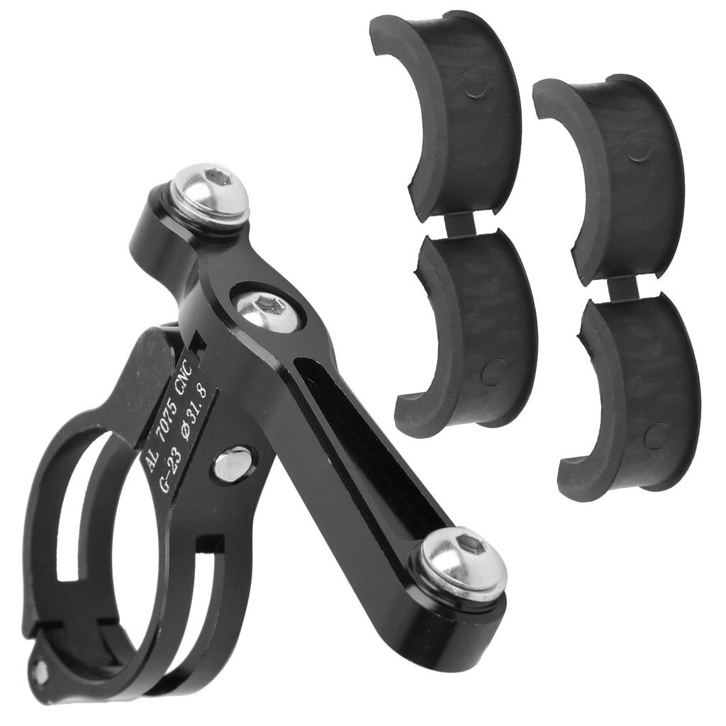 GUB Aluminium Alloy Bicycle Water Bottle Cage Conversion Holder Bike Kettle Rack Adapterblack