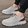 Scarpe Casual Comode da Uomo Estive Sneakers da Esterno in Rete Non in Pelle Traspiranti per Piedi Grandi alla Moda Stile Britannico Taglie Forti