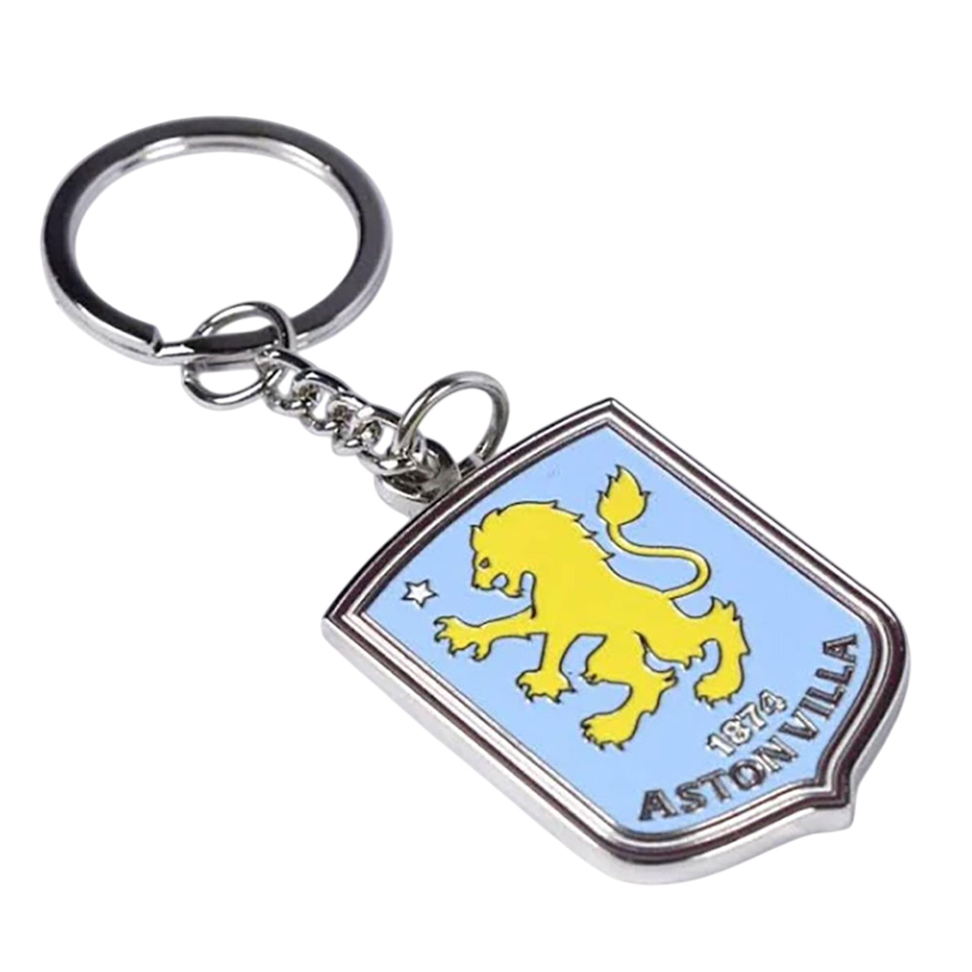 Aston Villa FC Wappen Schlüsselanhänger One Size white
