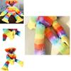 Peluche Huggy Wuggy Arcoíris - Inspirado en el Juego Poppy Playtime Suave Y De Alta Calidad