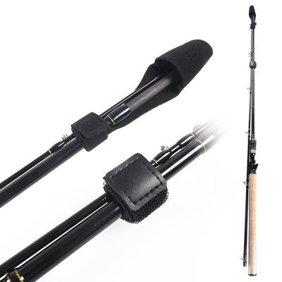Bundle di canne da pesca transfrontaliero con custodia protettiva, fascette in velcro ad alta elasticità, attrezzatura e accessori da pesca perfetti.