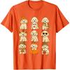Cute Goldendoodle Fall Dogs Pumpkin Autumn T-Shirt