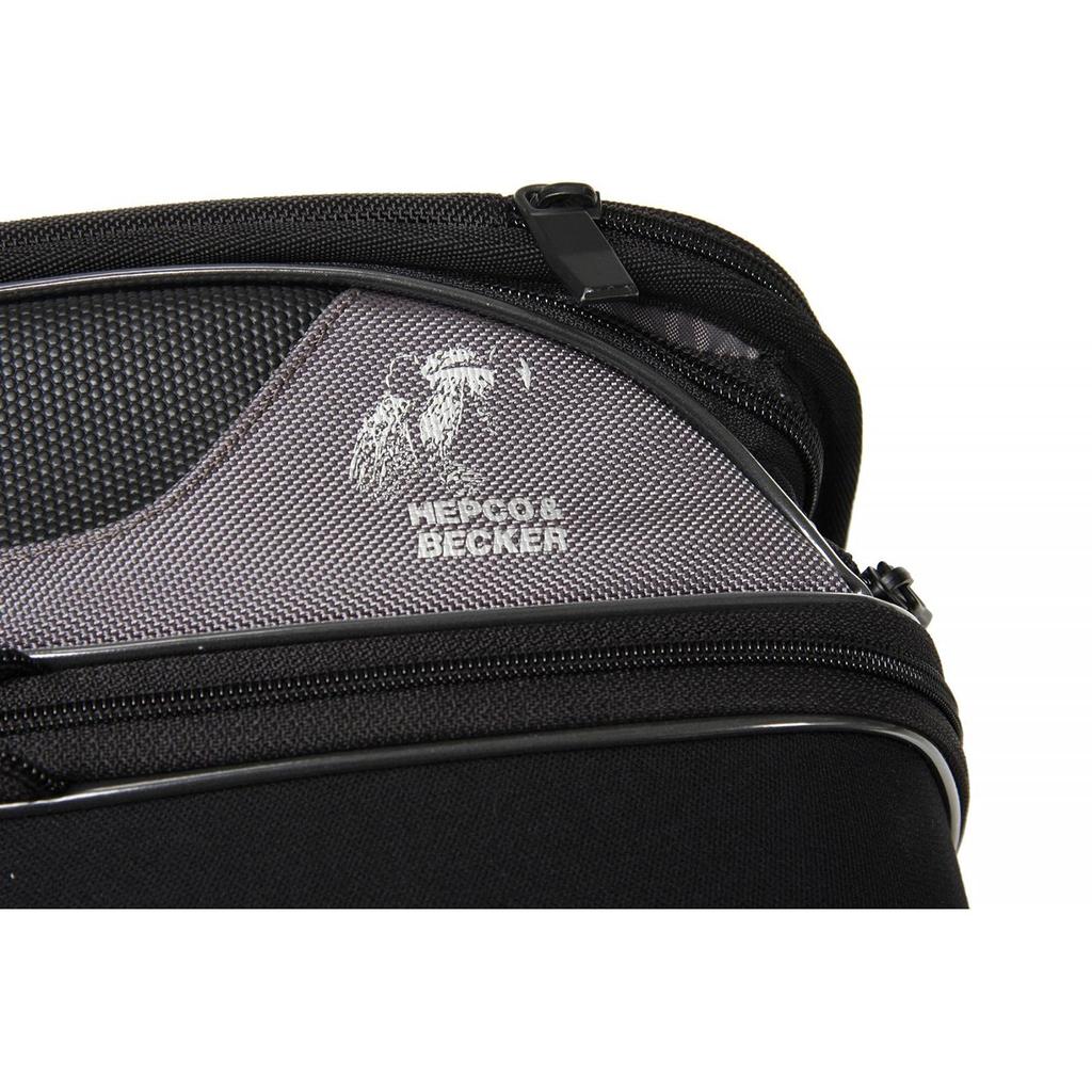 Hepco Becker Tank Bag for Street Tourer M with Tank Ring 1 Set & Fittings, Black, (640805-0001)