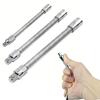 1/3Pcs Flexible Shaft Extension Bar, 3/8" 1/4" 1/2" Drive Bendable Socket Wrench Extender, Electric Wrench Connection Rod for Tight