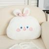 Cute Panda Round Plush Cushion With Faux Fur Cover For Bedhead Lounge And Back Support