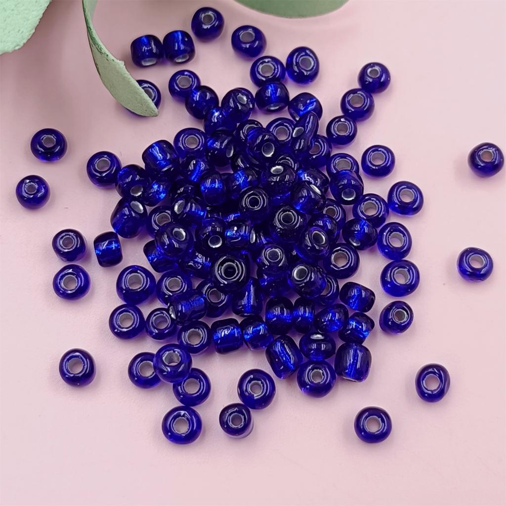 500 stk For smykkefremstilling 4mm DIY Øredobber Halskjede Armbånd Løse Mellomleggsperler Anheng Glassfrøperler Miksfarge Fargerik