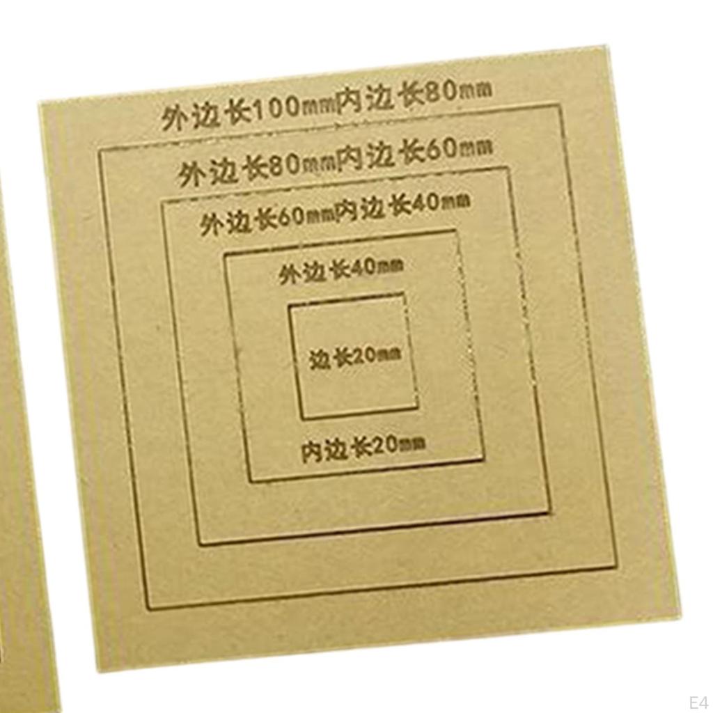 2 Pieces Quilting Templates Fabric Art Patchwork Tool