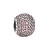 Pink Pavé Ball Charm Unisex Jewelry 791051CZS