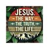 Jesus Ist Der Weg Wahrheit Leben Metall Wandkunst Poster Religiöse Dekoration