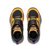 Li Ning Youth Pre Casual Comfortable High-Top Basketball Shoes Kids Sneakers Black Purple Yellow YKBT092-3