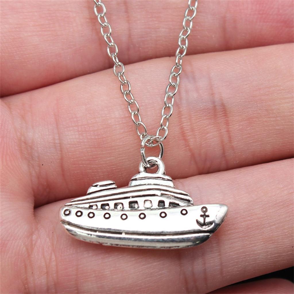 Halskette am Hals 43cm Kette Raumfahrt Reise Kinderschmuck Materialien QN066