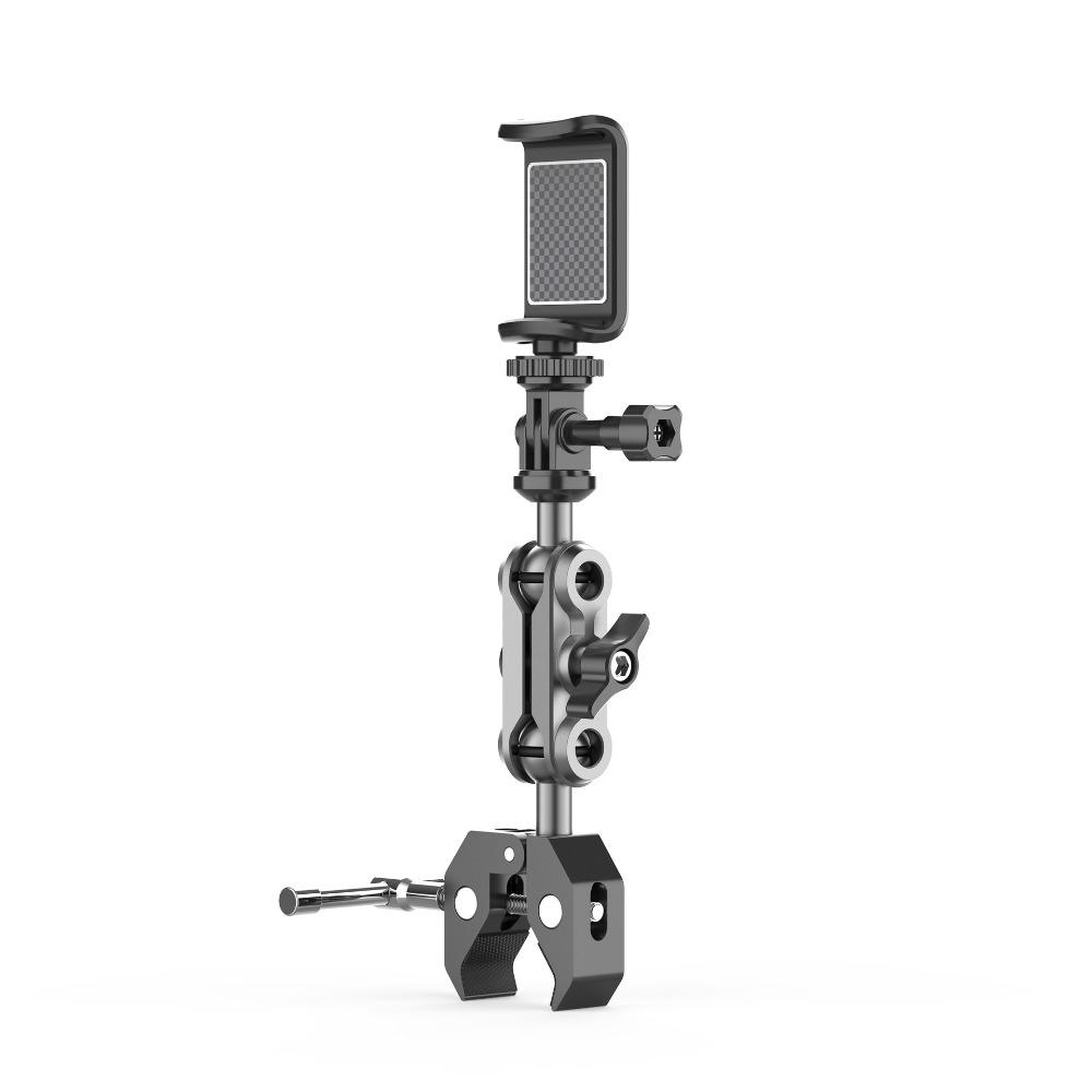 Adjustable Camera Holder Universal 1/4" Screw Microphone Holder Universal Phone Holder Handlebar