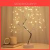 Tree Shape Led Desk Lamp With Touch Control For Holiday Decoration And Night Lighting