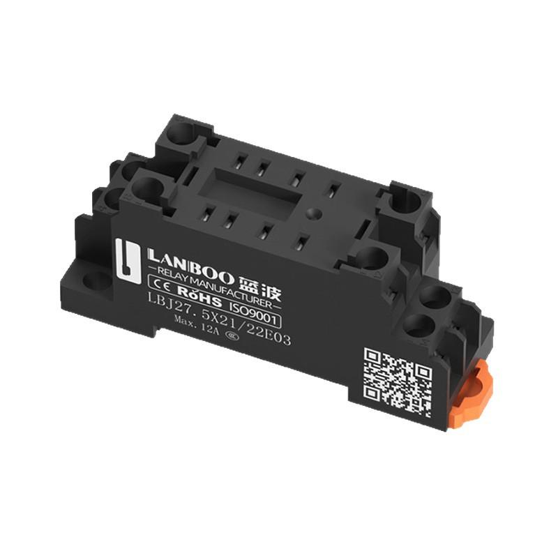 Blue Wave Electromagnetic Relay Socket – Small & Large 5-Pin, 8-Pin, 14-Pin Options (J6A/J13A/J21A Compatible)