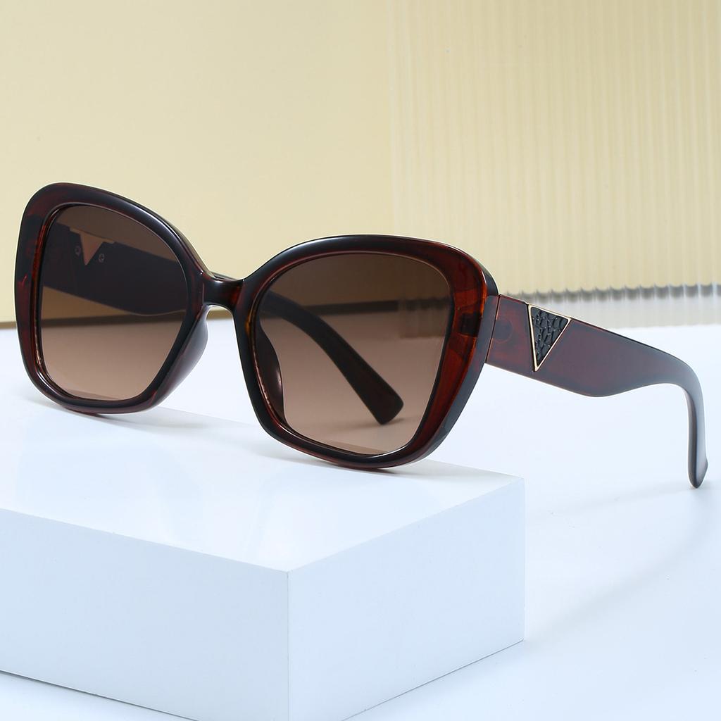 New Sunglasses Fashionable Square Street Photo Woman High-grade Cat's-eye Trend Sunglasses